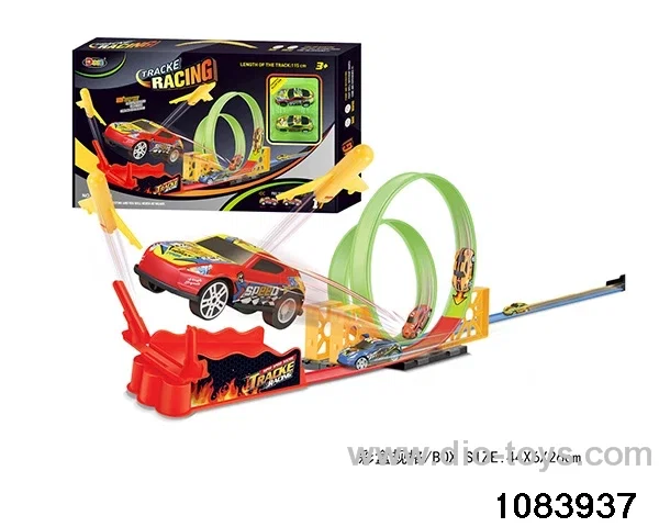 17PCS Alloy Pull back Railcar in color box
