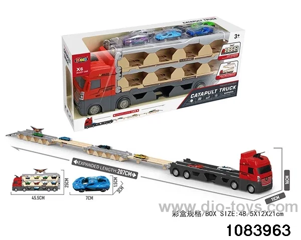Morphing Catapult Truck in color box