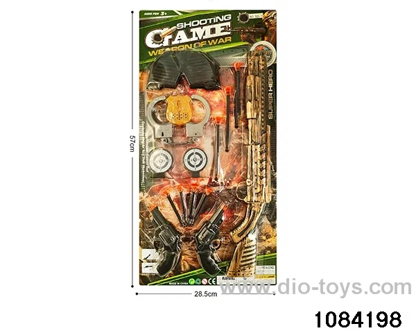 Needle gun police set in Blister card