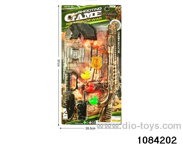 Needle gun police set in Blister card