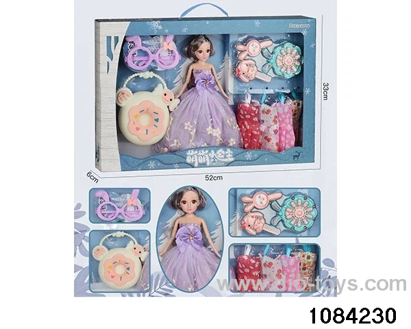 11.5 inch doll set in window box