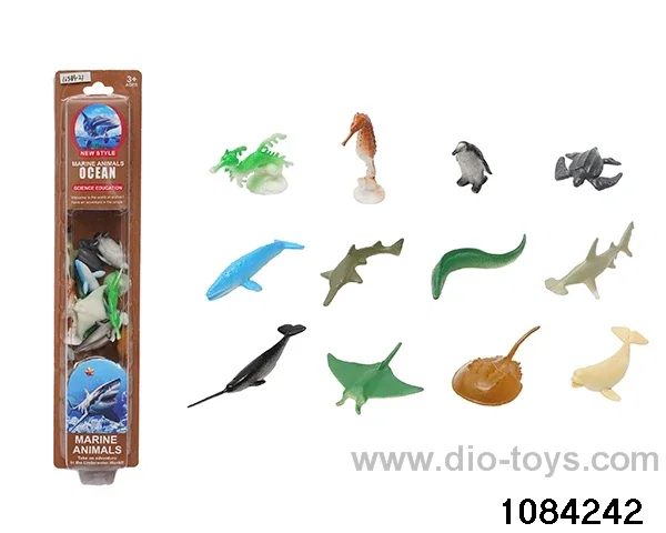 Marine Animal Set in Blister with insert