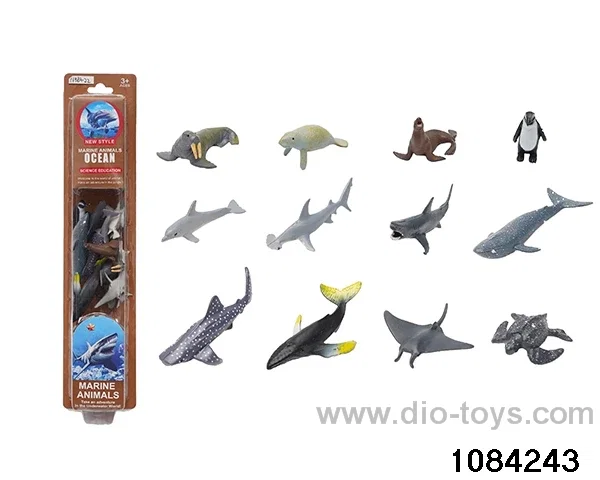 Marine Animal Set in Blister with insert