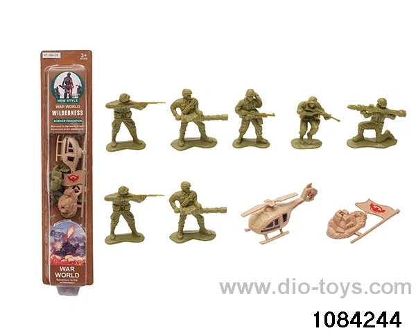Military suits in Blister with insert