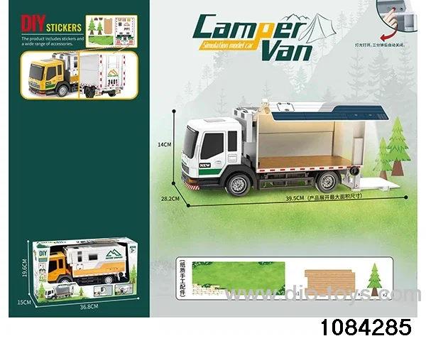 Box type RV set in window box
