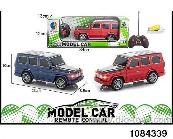 1:18 4ch RC car with headlight(electricity package) in window box