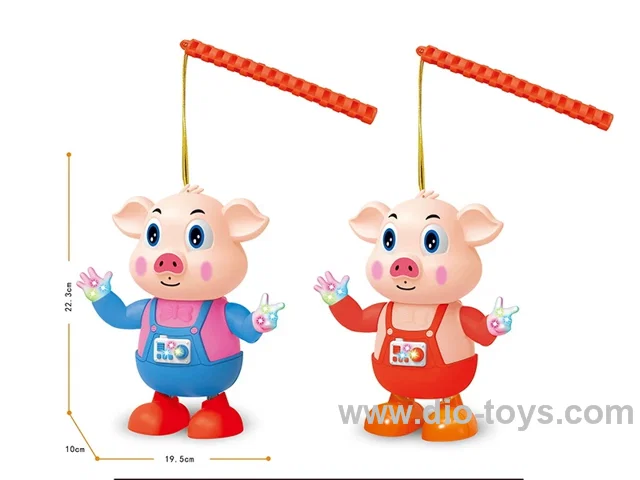 Dancing pig pig lantern