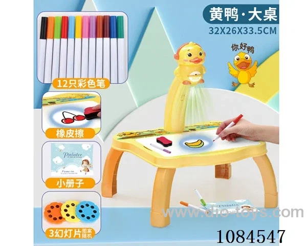 Study table projection drawing board