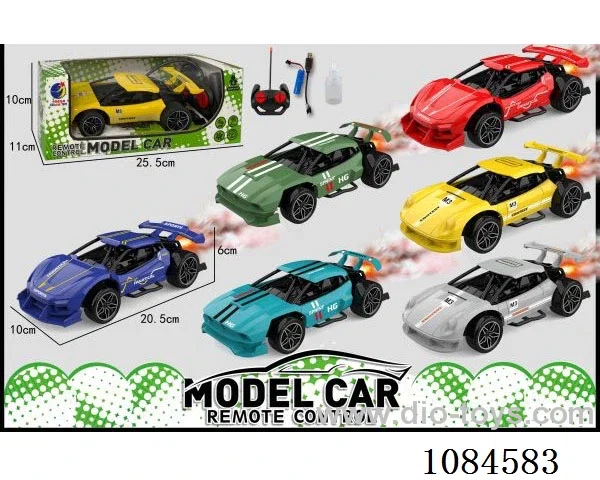 1:22 4ch rc car with light/spray included battery