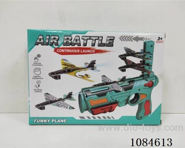 The plane fired a barrage of guns