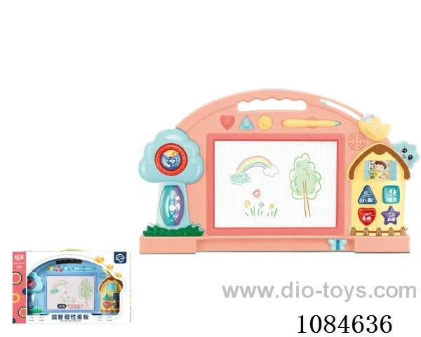 Puzzle magnetic drawing board
