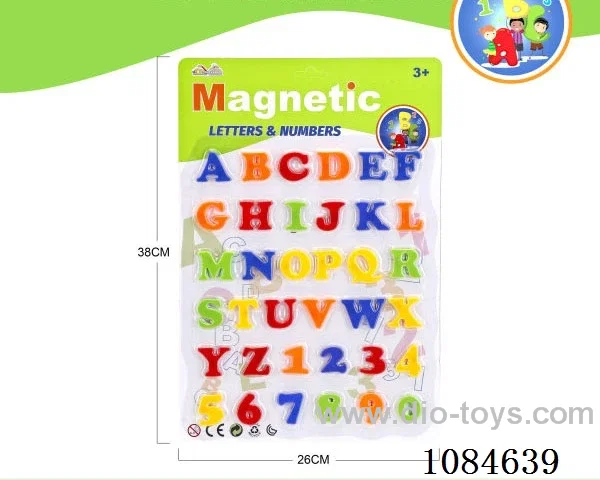 Magnetic alphanumeric