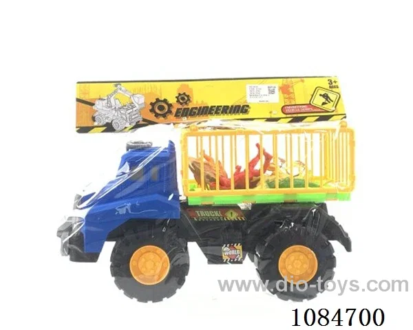 Dinosaur park engineering truck