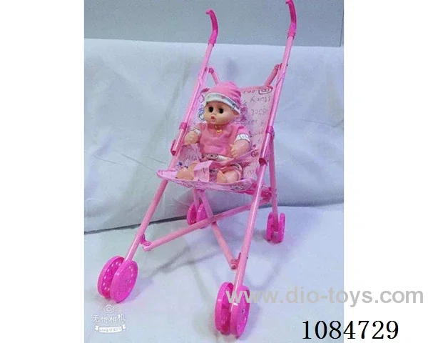 60CM plastic car with no music doll