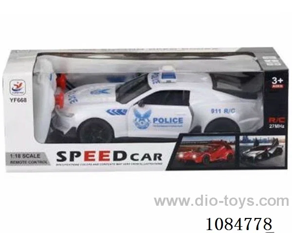 1:18 5ch rc car with light included battery