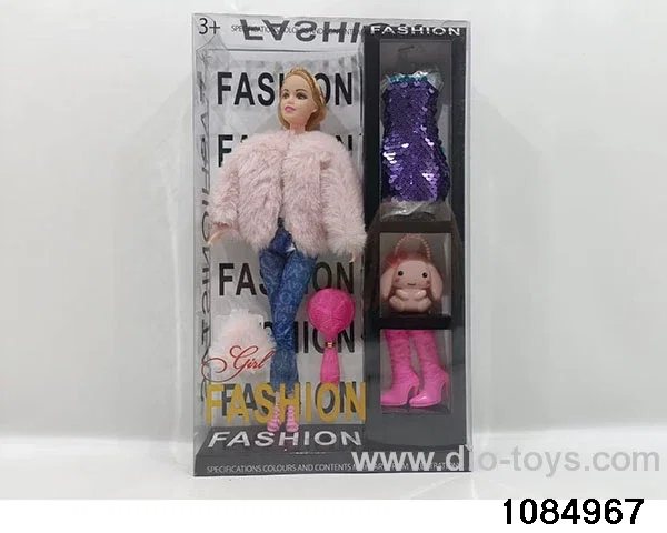 Barbie dolls in PVC box