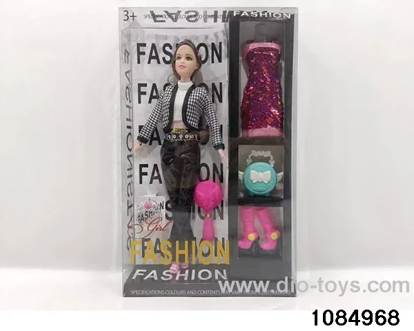 Barbie dolls in PVC box