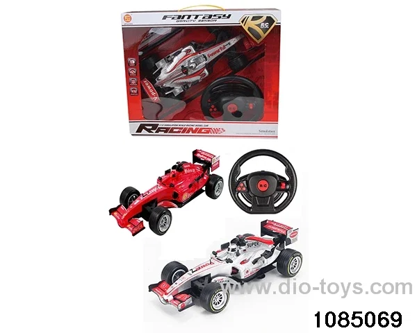 RC car (electricity not included) in window box