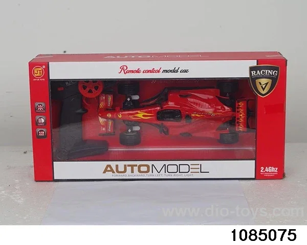 RC car (electricity not included) in window box