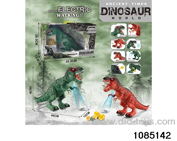 Electric Dinosaur in window box