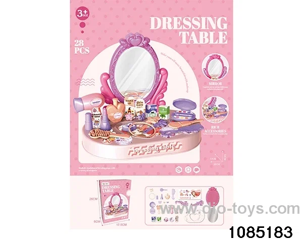 dressing table in color box