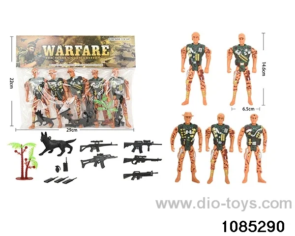Military sets in bag
