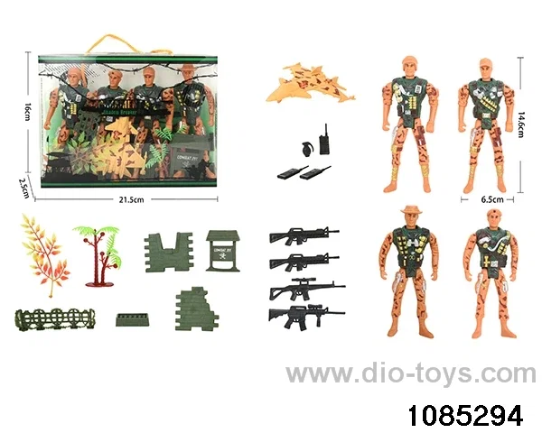 Military sets in PVC box