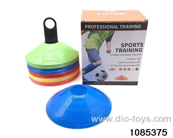 Football training discs in color box