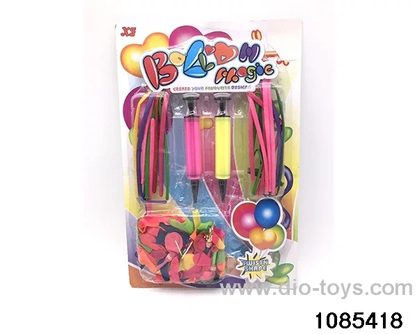 Balloon + Pump Set in Blister card