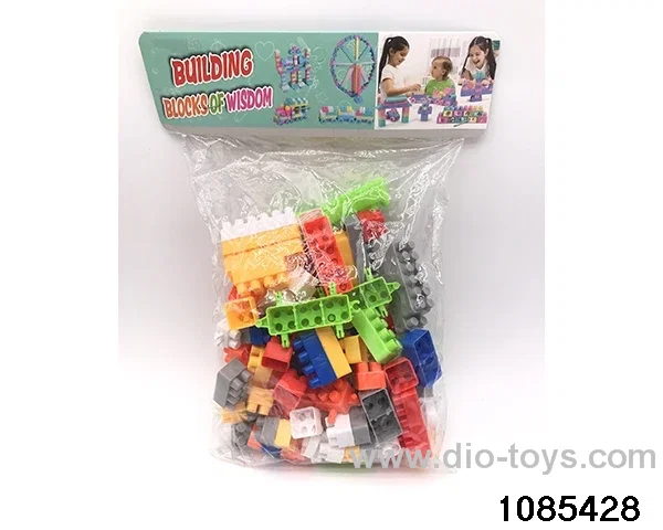 98pcs building blocks in poly bag header