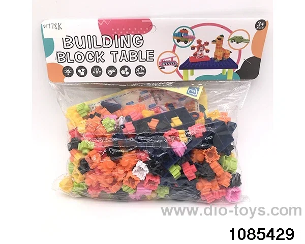 building blocks in poly bag header