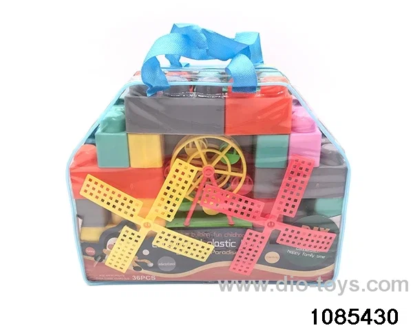 36pcs building blocks in PVC bag