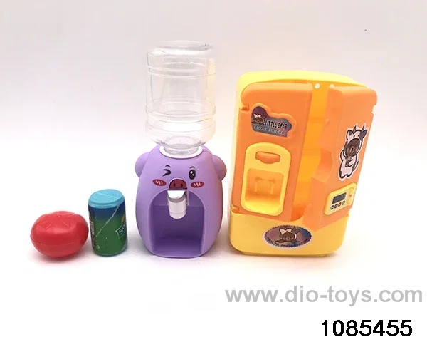Refrigerator + water dispenser in poly bag header