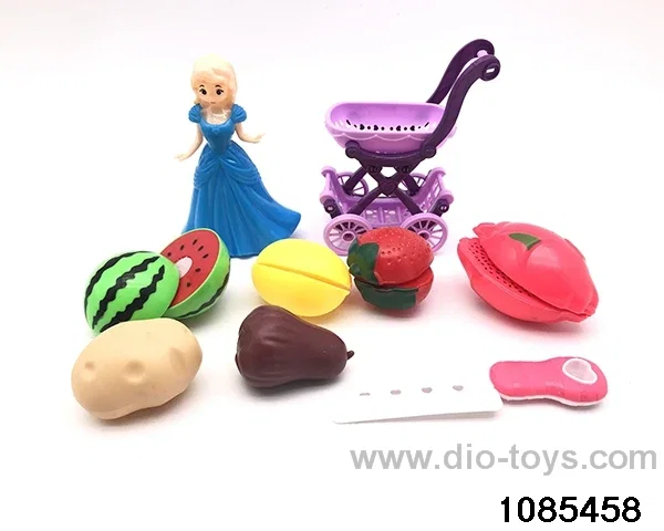 Pushchair Princess + Fruit Set in poly bag header