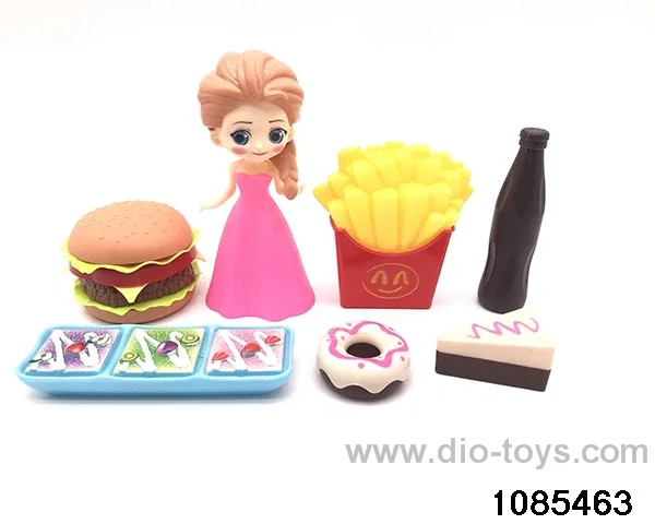 Princess + Burger Set in poly bag header