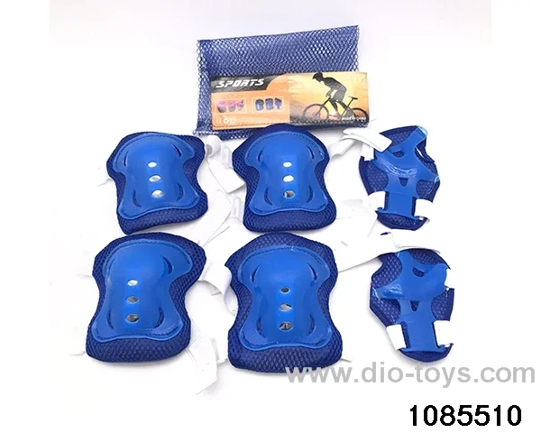 Hand and elbow pads and knee pads in Net bag
