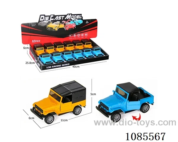1：36 Alloy model open door pull-back SUV two mixed (lighting and music)