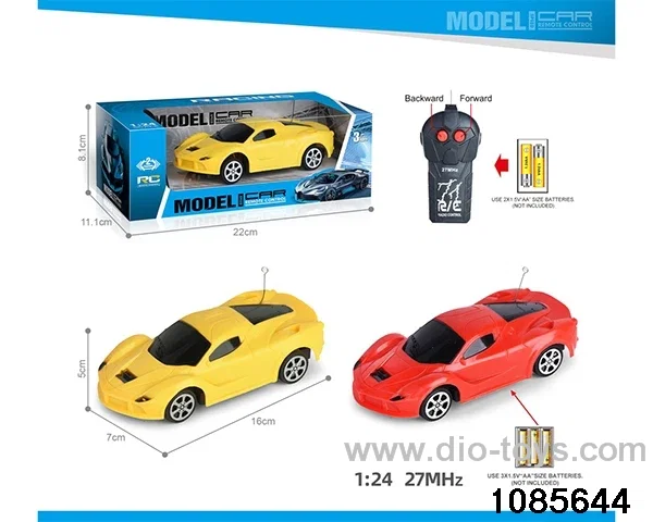 27mhz 1:24 2ch RC car(electricity not included) in window box