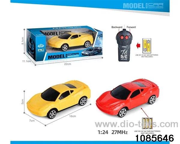 27mhz 1:24 2ch RC car(electricity not included) in window box