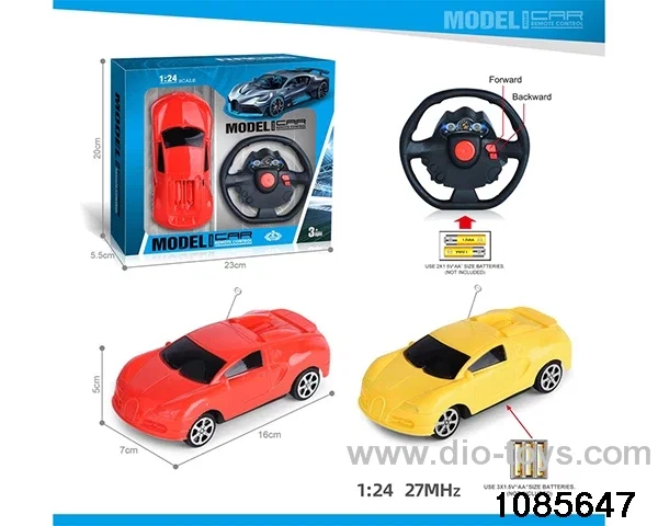 27mhz 1:24 2ch RC car(electricity not included) in window box