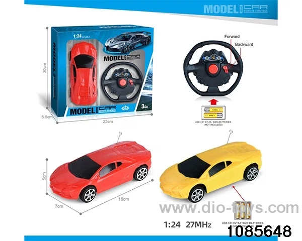 27mhz 1:24 2ch RC car(electricity not included) in window box