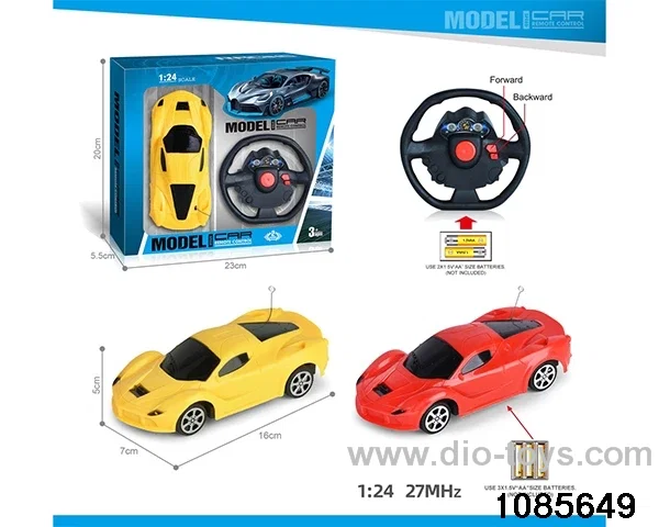 27mhz 1:24 2ch RC car(electricity not included) in window box