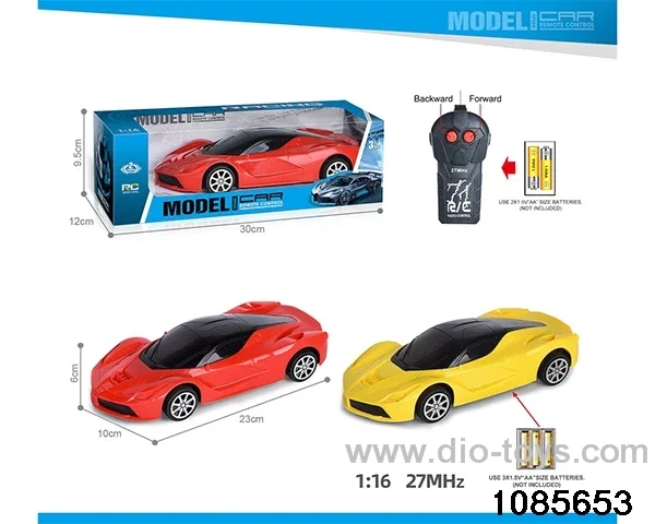 27mhz 1:16 2ch RC car(electricity not included) in window box