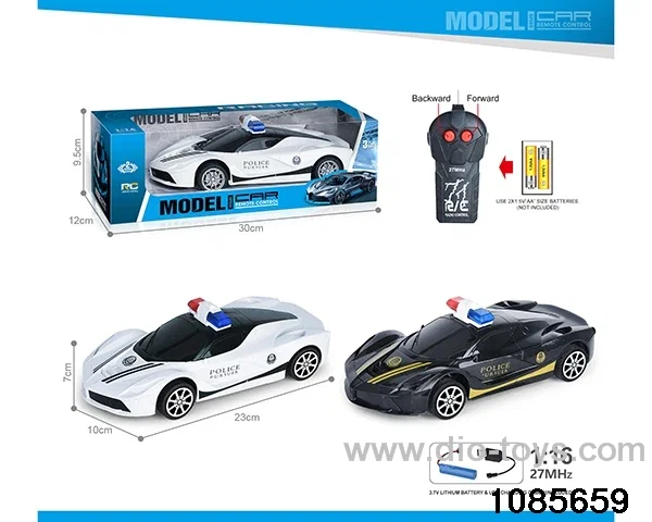 27mhz 1:16 2ch RC car(electricity package) in window box