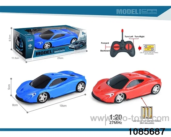27mhz 1:20 4ch RC car(electricity not included) in window box