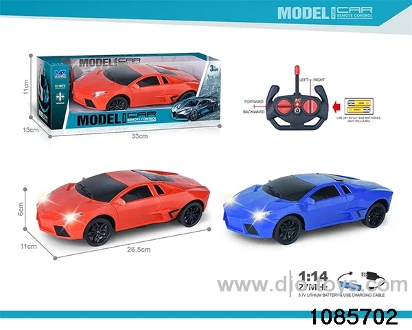 27mhz 1:14 4ch RC car With lights(electricity package) in window box