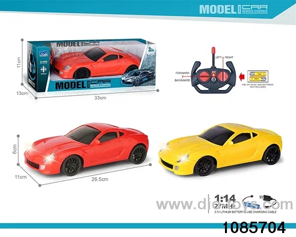 27mhz 1:14 4ch RC car With lights(electricity package) in window box