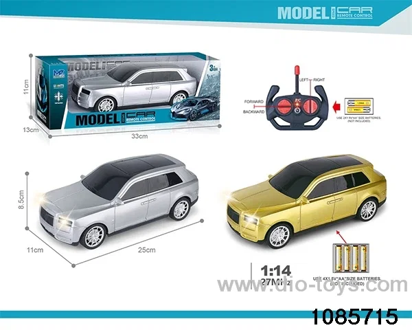 27mhz 1:14 4ch RC car With lights(electricity package) in window box