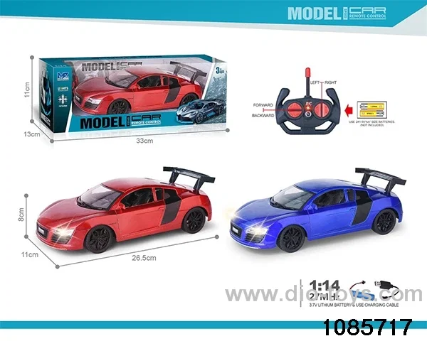 27mhz 1:14 4ch RC car With lights(electricity package) in window box