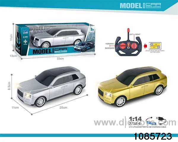 27mhz 1:14 4ch RC car With lights(electricity package) in window box